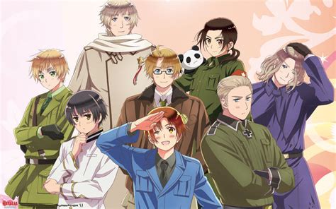 The Axis Trio are the only non-Nyotalia characters to receive full official secondary colorings. . Hetalia wiki